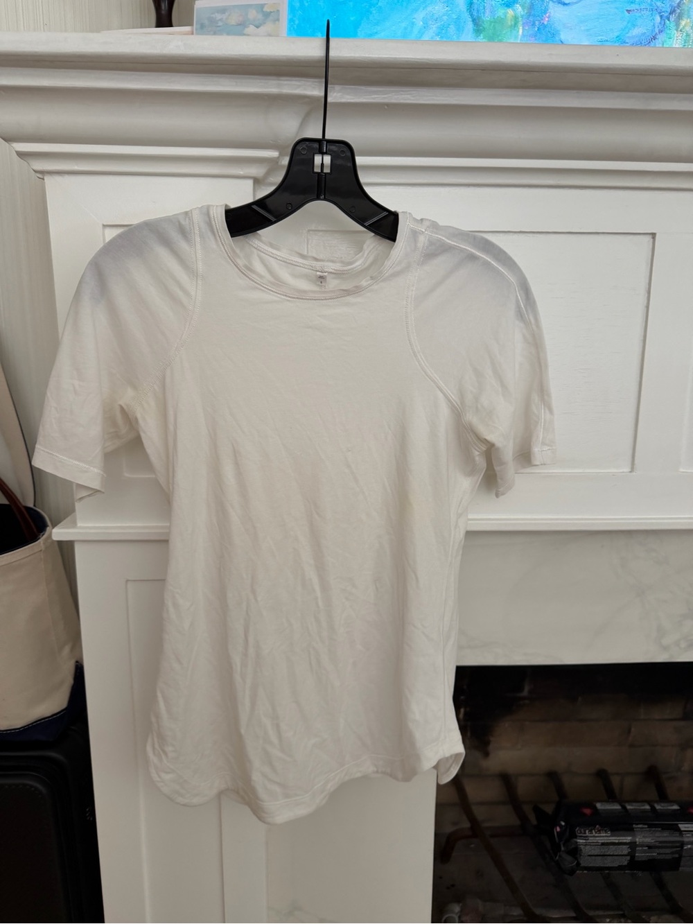 Lululemon Classic White Crew Neck T-Shirt